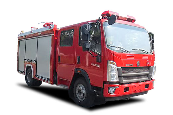 重汽豪沃4.5吨泡沫消防车